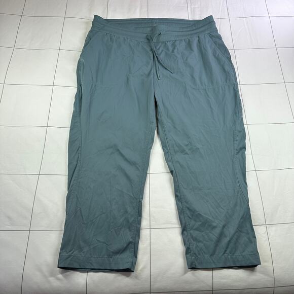 The North Face Pants Womens XL Blue Aphrodite Motion Capri Hiking Active Outdoor - Picture 2 of 14